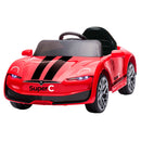 Macchina Elettrica per Bambini 12V Auto Super-C Rossa -1