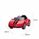 Macchina Elettrica per Bambini 12V Auto Super-C Rossa -4