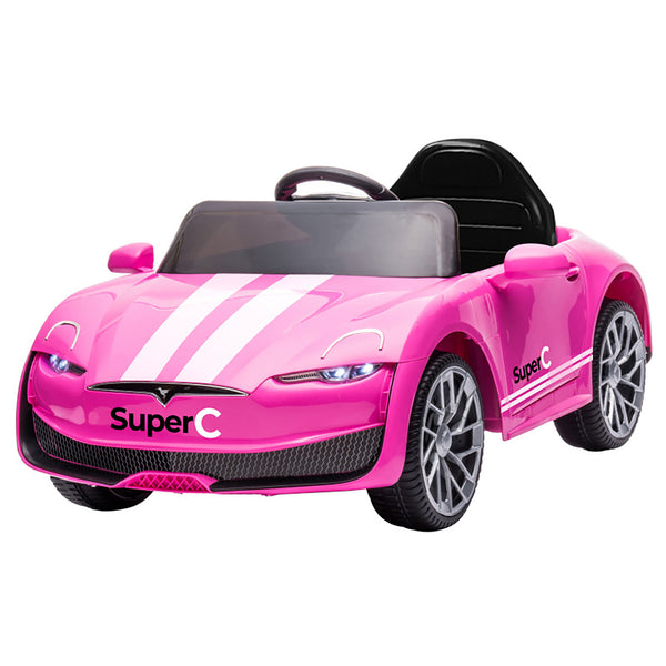 acquista Macchina Elettrica per Bambini 12V Auto Super-C Rosa