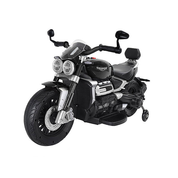 acquista Moto Elettrica per Bambini 12V con Licenza Triumph Rocket 3GT Nera