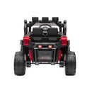 Macchina Elettrica per Bambini 12V Fuoristrada Offroad Mountain Rosso -2