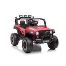 Macchina Elettrica per Bambini 12V Fuoristrada Offroad Mountain Rosso -3