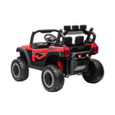 Macchina Elettrica per Bambini 12V Fuoristrada Offroad Mountain Rosso -4