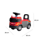 Camion dei Pompieri Cavalcabile 60x28x40 cm per Bambini Scania Rosso -2