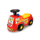 Camion dei Pompieri Cavalcabile 25x51x33 cm per Bambini Mickey Mouse Rosso -1