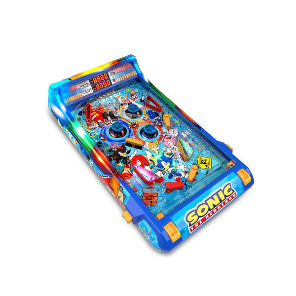 sconto Pinball Pro Gioco Arcade per Bambini Suoni e Luci LED Sonic