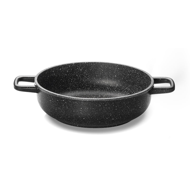 Tegame con Coperchio in Vetro Antiaderente 2 Manici Olympia Hard Cook Varie Misure-2