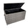 Baule da Esterno 138x70x80 cm in Rattan con Borsa Impermeabile Grigio