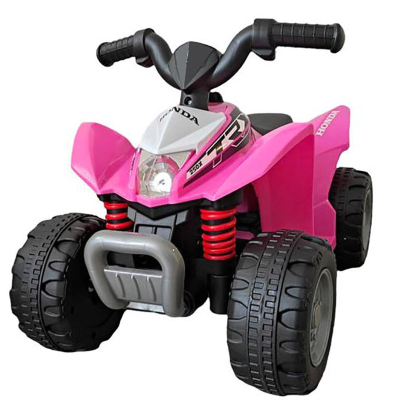 Mini Quad Elettrico per Bambini 6v con Licenza Honda 250X Rosa Seconda Scelta-1