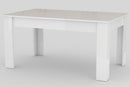 Tavolo Allungabile 90x90/180x75 cm Jesi Bianco Lucido-1