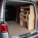 Scaffalatura per Furgone Van VW Transporter SWB 97,4x37x120,3 cm in Compensato   -3