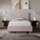 Letto Singolo 100x190 cm con Rete Adele Glicine-2