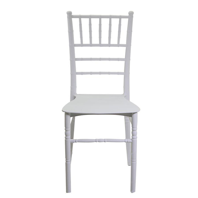 Sedia 40x43xh90 cm in Resina Chiavari Bianco-2