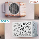 Copri Condizionatore 96x52x82 cm in Alluminio Glam L Bianco-7