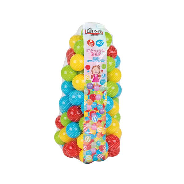 prezzo Rete 100 Palline Ø6 cm in Plastica Morbida Multicolore