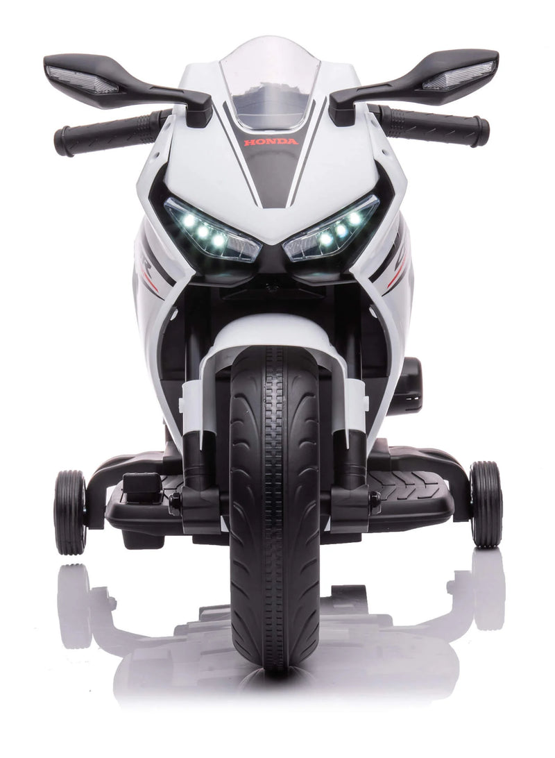 Moto Elettrica per Bambini con Licenza Honda CBR 1000RR 12V Velocità 4km/h Bianco    -7