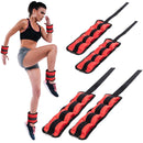 Set 4 Pesi Polsi e Caviglie 2 kg + 1 kg Allenamento Palestra Aerobica Fitness-1