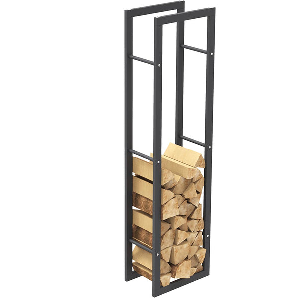 prezzo Portalegna Supporto Metallo Porta Legna Interno Legnaia Camino Stufa 150x40x25cm