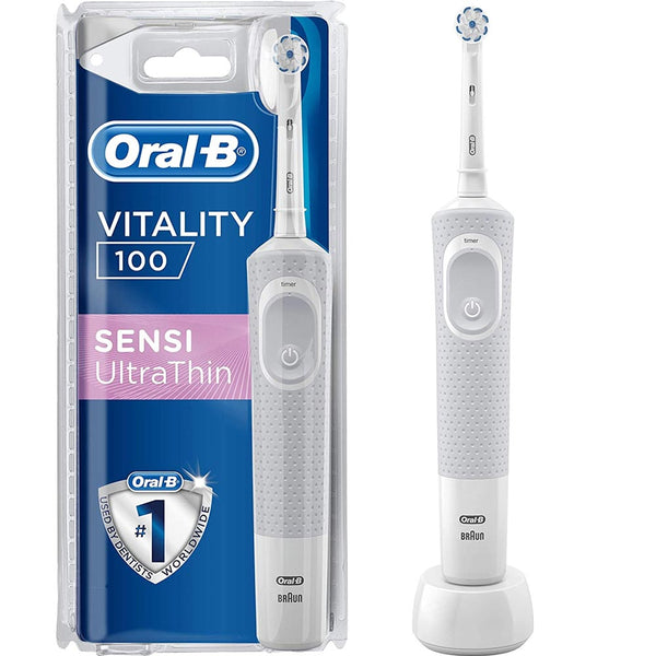 Spazzolino Elettrico Denti Vitality 100 Sensi Ultrathin a Batteria Ricaricabile con Timer Oral-B acquista