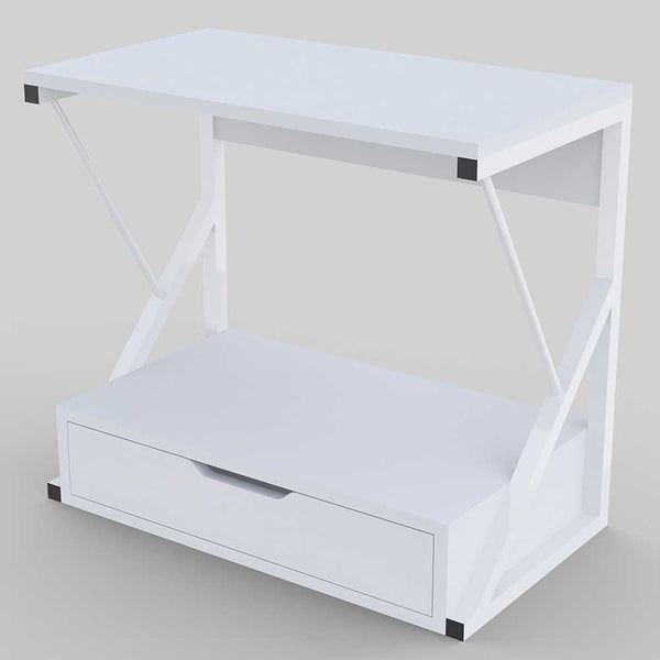 prezzo Scaffale Mensola Cucina Mobiletto Porta Microonde Cassetto Metallo Legno Bianco