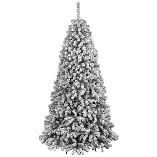 acquista Albero Di Natale Innevato Danubio 150cm 726 Rami Super Folto Effetto Neve Reale