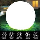 Lampada Sfera da Giardino 40cm Luce Illuminazione Esterno Attacco E27 Bianco-2