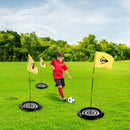 Set 8 Ostacoli da Calcio per Allenamento Gioco per Bambini da Esterno con Bersagli Dunlop-2