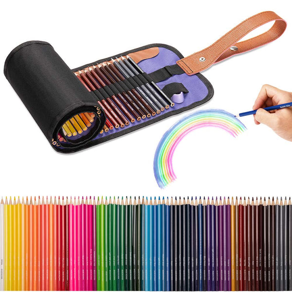 sconto Kit Matite Colorate 74 Pezzi Schizzo e Disegno Artista Professionale Portatile