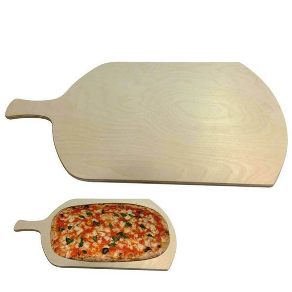 Tagliere Per Pizza a Metro Teglia Vassoio Legno Rettangolare Con Manico 62x37cm prezzo