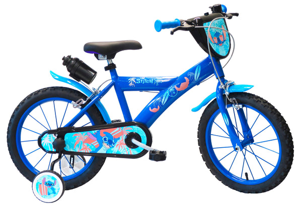 prezzo Bicicletta per Bambino 16” 2 Freni con Licenza Disney Stitch Blu