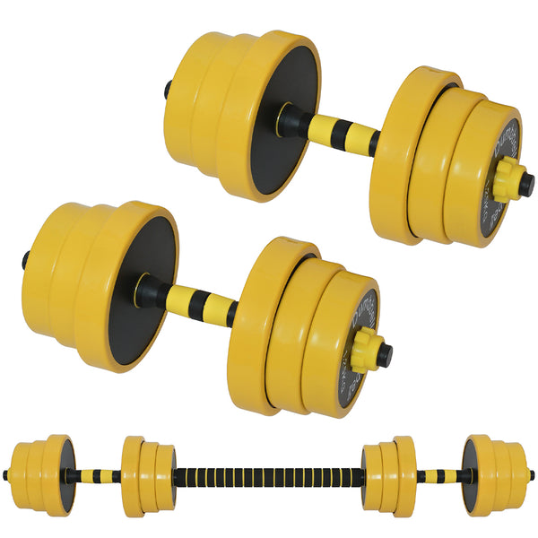 Set Manubri da 20kg (4x2kg+4x1.5kg+4x1.25kg) Bilanciere Pesi Fitness Allenamento sconto