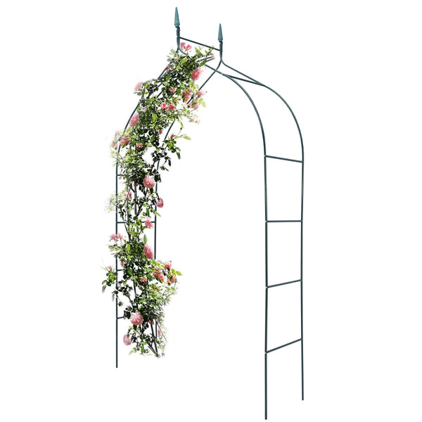 Arco da Giardino Supporto per Rose e Piante Rampicanti in Metallo Altezza 240 cm online