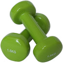 Set Manubri Palestra con Valigetta 2x0.5kg+2x1kg+2x1.5kg Pesi per Sport Fitness-5