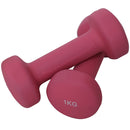 Set 6 Manubri Palestra con Stand Appoggio 2x1kg+2x2kg+2x3kg Pesi Sport Fitness-5