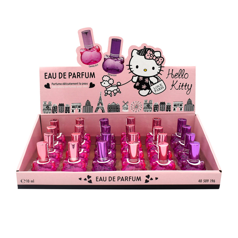 Set 24 Profumi per Bambina a Forma di Hello Kittty in 2 Fraganze Fragola e Ciliegia-5