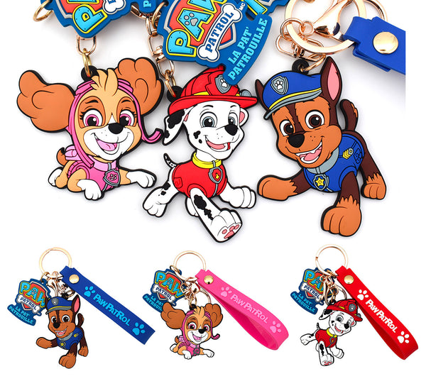 Set 24 Portachiavi 3D in Silicone per Bambini Paw Patrol Varie Colorazioni prezzo