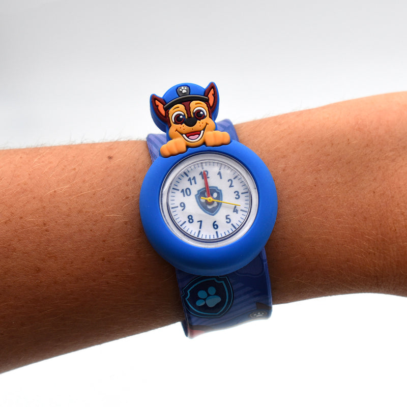 Set 12 Orologi da Polso Bracciale per Bambini Paw Patrol Blu-3