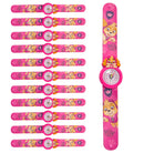 Set 12 Orologi da Polso Bracciale per Bambini Paw Patrol Rosa-1