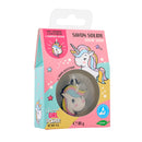 Set 24 Saponette Unicorno per Bambini 80 gr con Sorpresa Portachiavi Interno-3