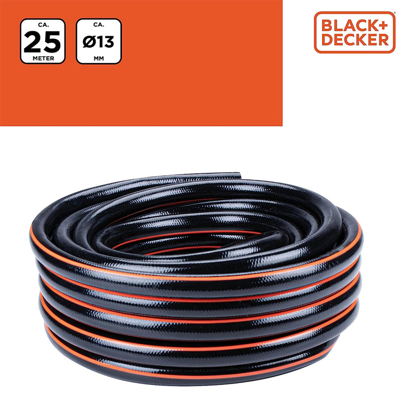 Tubo Pompa dell'Acqua da Giardino 25 Metri Ø13 in PVC Black & Decker-4