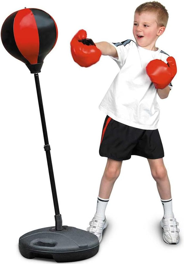 acquista Set Boxe Giocattolo per Bambini H87-120 cm con Sacco da Pugilato da Terra e Guantoni