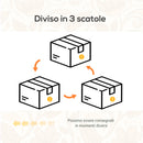 Set Salotto da Giardino Divano Angolare e Tavolino in Rattan e Poliestere Bianco Crema-7