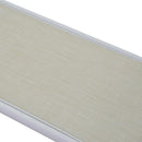 Lettino Prendisole da Giardino 195x55xh31 cm in Alluminio Cleveland Bianco-2