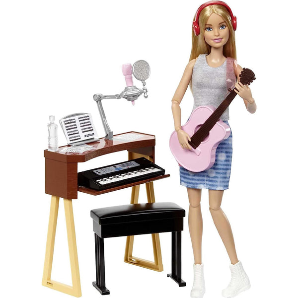 acquista Barbie Musicista Accessori Tastiera e Chitarra Giocattolo Articolato Idea Regalo