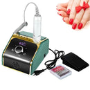 Fresa Elettrica per Unghie Lima Professionale Manicure Pedicure 6 Accessori 50 W-1