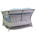 Set Salotto da Giardino Divano 2 Poltrone e Tavolino in Rattan Jefferson Grigio-8