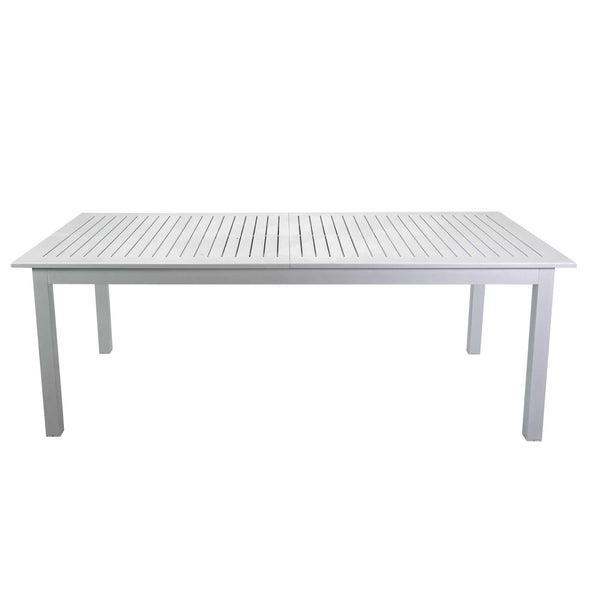 Tavolo Allungabile da Giardino 150/210x89xh75 cm in Alluminio Monterey Bianco prezzo