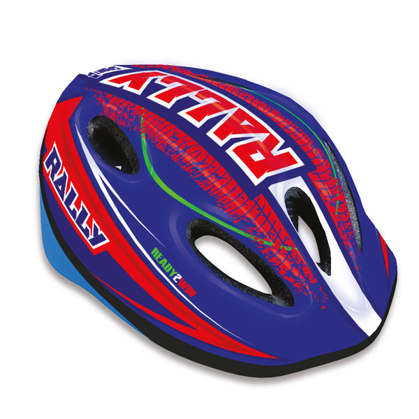 Casco EASY BOY Aereodinamico per Bambini Misura 52-56 cm con Fori di Aerazione Rosso o Blu  -1