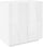 Credenza 2 Ante Battenti 81,2x44,2x86 cm Ping Bianco Lucido