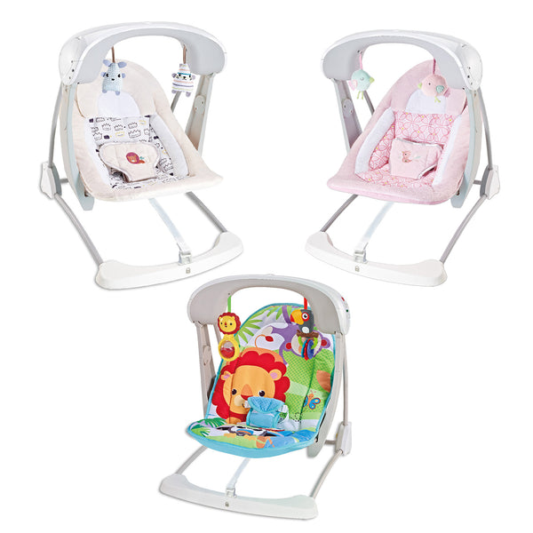 Altalena dondolo oscillante con Musica per Bambini 65x63x49 cm in Acciaio e Poliestere Baby Dreams acquista